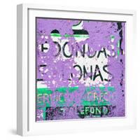 ¡Viva Mexico! Square Collection - Purple Grunge Wall-Philippe Hugonnard-Framed Photographic Print