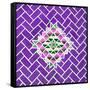 ¡Viva Mexico! Square Collection - Purple Mosaics-Philippe Hugonnard-Framed Stretched Canvas