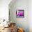 ¡Viva Mexico! Square Collection - Purple VW Beetle and Deep Pink Facade-Philippe Hugonnard-Framed Stretched Canvas displayed on a wall
