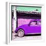 ¡Viva Mexico! Square Collection - Purple VW Beetle Car-Philippe Hugonnard-Framed Photographic Print