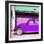 ¡Viva Mexico! Square Collection - Purple VW Beetle Car-Philippe Hugonnard-Framed Photographic Print