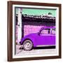 ¡Viva Mexico! Square Collection - Purple VW Beetle Car-Philippe Hugonnard-Framed Photographic Print