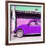 ¡Viva Mexico! Square Collection - Purple VW Beetle Car-Philippe Hugonnard-Framed Photographic Print