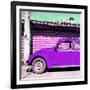 ¡Viva Mexico! Square Collection - Purple VW Beetle Car-Philippe Hugonnard-Framed Photographic Print