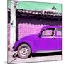 ¡Viva Mexico! Square Collection - Purple VW Beetle Car-Philippe Hugonnard-Mounted Photographic Print