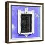 ¡Viva Mexico! Square Collection - Purple Wall & Black Window-Philippe Hugonnard-Framed Photographic Print