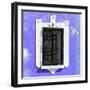 ¡Viva Mexico! Square Collection - Purple Wall & Black Window-Philippe Hugonnard-Framed Photographic Print