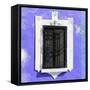 ¡Viva Mexico! Square Collection - Purple Wall & Black Window-Philippe Hugonnard-Framed Stretched Canvas