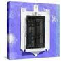 ¡Viva Mexico! Square Collection - Purple Wall & Black Window-Philippe Hugonnard-Stretched Canvas