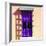 ¡Viva Mexico! Square Collection - Purple Window in Campeche-Philippe Hugonnard-Framed Photographic Print