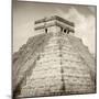 ¡Viva Mexico! Square Collection - Pyramid Chichen Itza II-Philippe Hugonnard-Mounted Photographic Print