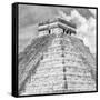 ¡Viva Mexico! Square Collection - Pyramid Chichen Itza III-Philippe Hugonnard-Framed Stretched Canvas