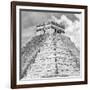 ¡Viva Mexico! Square Collection - Pyramid Chichen Itza III-Philippe Hugonnard-Framed Photographic Print