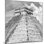 ¡Viva Mexico! Square Collection - Pyramid Chichen Itza III-Philippe Hugonnard-Mounted Photographic Print