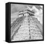 ¡Viva Mexico! Square Collection - Pyramid Chichen Itza III-Philippe Hugonnard-Framed Stretched Canvas