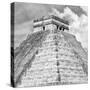 ¡Viva Mexico! Square Collection - Pyramid Chichen Itza III-Philippe Hugonnard-Stretched Canvas