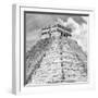 ¡Viva Mexico! Square Collection - Pyramid Chichen Itza III-Philippe Hugonnard-Framed Photographic Print