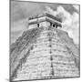 ¡Viva Mexico! Square Collection - Pyramid Chichen Itza III-Philippe Hugonnard-Mounted Photographic Print