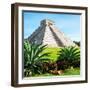 ¡Viva Mexico! Square Collection - Pyramid Chichen Itza IV-Philippe Hugonnard-Framed Photographic Print