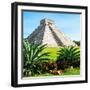 ¡Viva Mexico! Square Collection - Pyramid Chichen Itza IV-Philippe Hugonnard-Framed Photographic Print