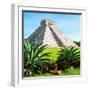 ¡Viva Mexico! Square Collection - Pyramid Chichen Itza IV-Philippe Hugonnard-Framed Photographic Print