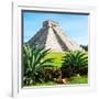 ¡Viva Mexico! Square Collection - Pyramid Chichen Itza IV-Philippe Hugonnard-Framed Photographic Print