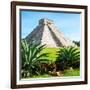 ¡Viva Mexico! Square Collection - Pyramid Chichen Itza IV-Philippe Hugonnard-Framed Photographic Print