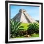 ¡Viva Mexico! Square Collection - Pyramid Chichen Itza IV-Philippe Hugonnard-Framed Photographic Print