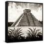 ¡Viva Mexico! Square Collection - Pyramid Chichen Itza IX-Philippe Hugonnard-Framed Stretched Canvas