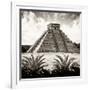 ¡Viva Mexico! Square Collection - Pyramid Chichen Itza IX-Philippe Hugonnard-Framed Photographic Print