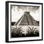 ¡Viva Mexico! Square Collection - Pyramid Chichen Itza IX-Philippe Hugonnard-Framed Photographic Print