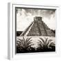 ¡Viva Mexico! Square Collection - Pyramid Chichen Itza IX-Philippe Hugonnard-Framed Photographic Print