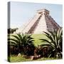 ¡Viva Mexico! Square Collection - Pyramid Chichen Itza VI-Philippe Hugonnard-Stretched Canvas