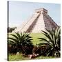 ¡Viva Mexico! Square Collection - Pyramid Chichen Itza VI-Philippe Hugonnard-Stretched Canvas