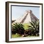 ¡Viva Mexico! Square Collection - Pyramid Chichen Itza VI-Philippe Hugonnard-Framed Photographic Print