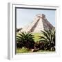 ¡Viva Mexico! Square Collection - Pyramid Chichen Itza VI-Philippe Hugonnard-Framed Photographic Print