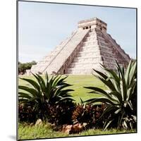 ¡Viva Mexico! Square Collection - Pyramid Chichen Itza VI-Philippe Hugonnard-Mounted Photographic Print