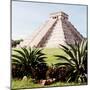 ¡Viva Mexico! Square Collection - Pyramid Chichen Itza VI-Philippe Hugonnard-Mounted Photographic Print