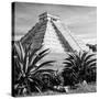 ¡Viva Mexico! Square Collection - Pyramid Chichen Itza VII-Philippe Hugonnard-Stretched Canvas