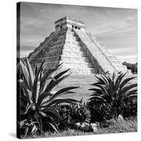 ¡Viva Mexico! Square Collection - Pyramid Chichen Itza VII-Philippe Hugonnard-Stretched Canvas