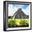 ¡Viva Mexico! Square Collection - Pyramid Chichen Itza VIII-Philippe Hugonnard-Framed Photographic Print