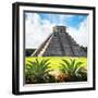 ¡Viva Mexico! Square Collection - Pyramid Chichen Itza VIII-Philippe Hugonnard-Framed Photographic Print