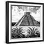 ¡Viva Mexico! Square Collection - Pyramid Chichen Itza X-Philippe Hugonnard-Framed Photographic Print