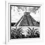 ¡Viva Mexico! Square Collection - Pyramid Chichen Itza X-Philippe Hugonnard-Framed Photographic Print