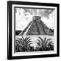 ¡Viva Mexico! Square Collection - Pyramid Chichen Itza X-Philippe Hugonnard-Framed Photographic Print