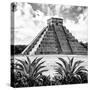 ¡Viva Mexico! Square Collection - Pyramid Chichen Itza X-Philippe Hugonnard-Stretched Canvas