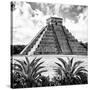 ¡Viva Mexico! Square Collection - Pyramid Chichen Itza X-Philippe Hugonnard-Stretched Canvas