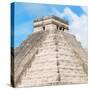 ¡Viva Mexico! Square Collection - Pyramid Chichen Itza-Philippe Hugonnard-Stretched Canvas