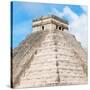 ¡Viva Mexico! Square Collection - Pyramid Chichen Itza-Philippe Hugonnard-Stretched Canvas