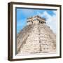 ¡Viva Mexico! Square Collection - Pyramid Chichen Itza-Philippe Hugonnard-Framed Photographic Print